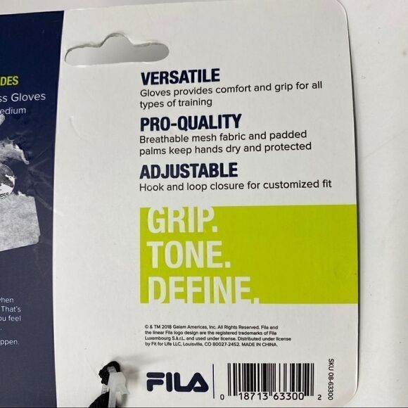 Fila Women’s Workout Cycling Peleton Spinning Fingerless Gloves S/M New - Picture 7 of 7